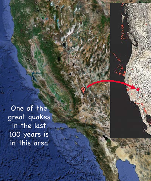 recent earthquakes in california. Maps of Recent Earthquake