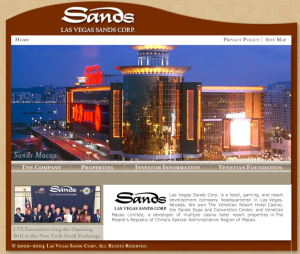 Sands new casino in Macau, China