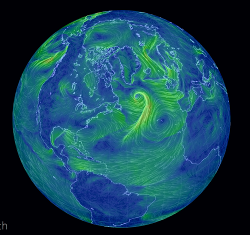 earth wind map Dec 29, 2013